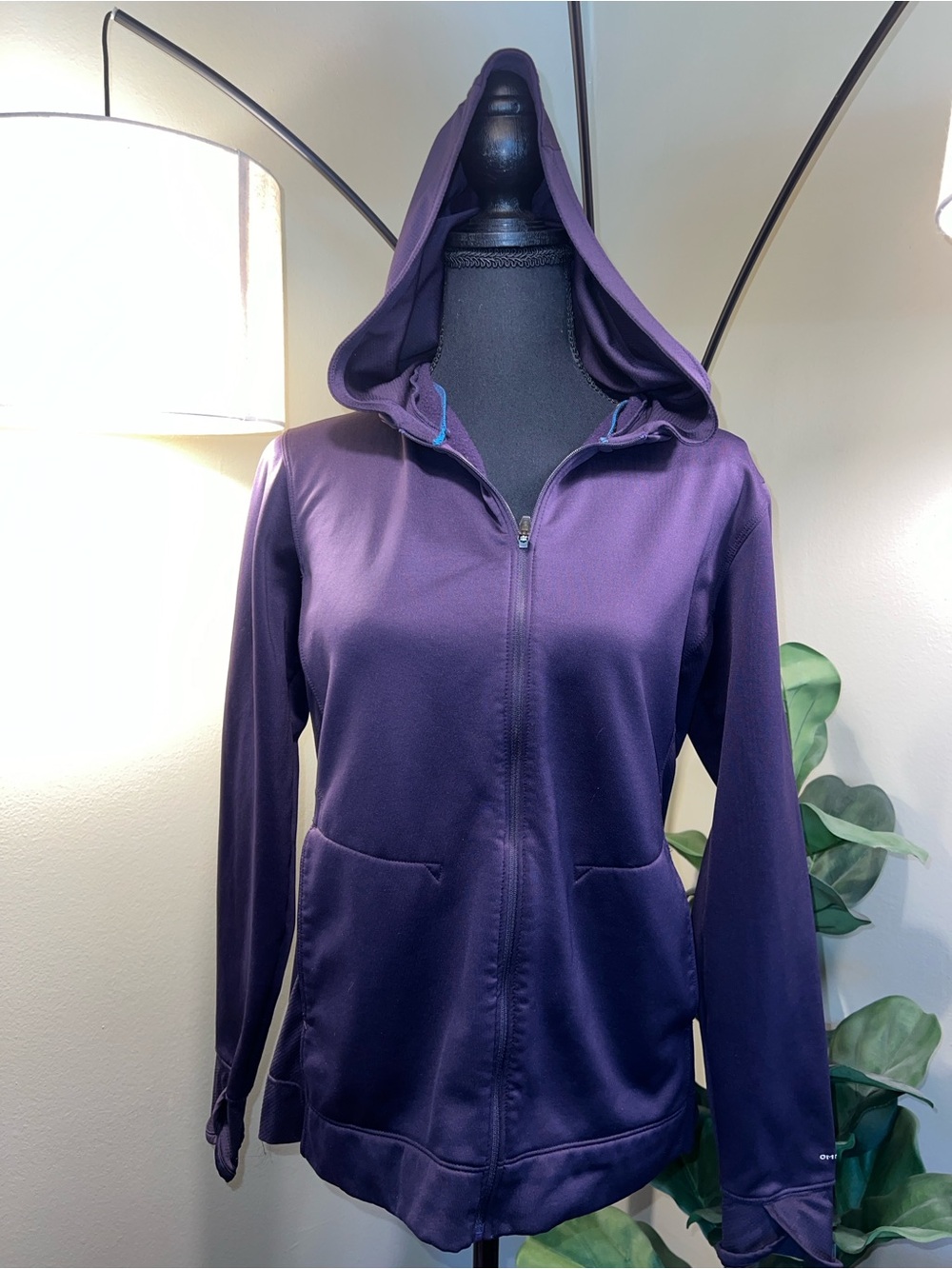 Columbia Purple Hoodie Jacket Sz.L